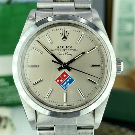 rolex air-king 14000 dominos pizza|first Domino's Rolex.